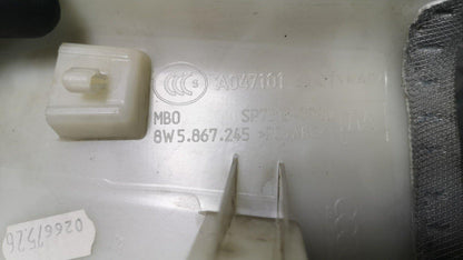 16-19 AUDI A4 B9 S-LINE SALOON GENUINE REAR LEFT N/S C-PILLAR TRIM 8W5867245