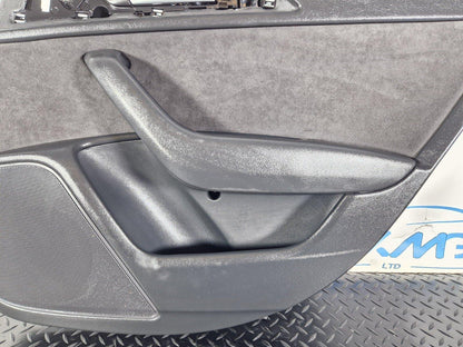 12-18 AUDI A6 C7 REAR RIGHT SIDE DOOR PANEL CARD 4G0867306A 4G0867222A
