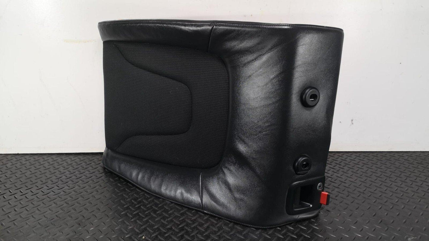 08-16 AUDI A4 B8 S-LINE GENUINE REAR LEFT SEAT BACKREST IN BLACK HALF LEATHER