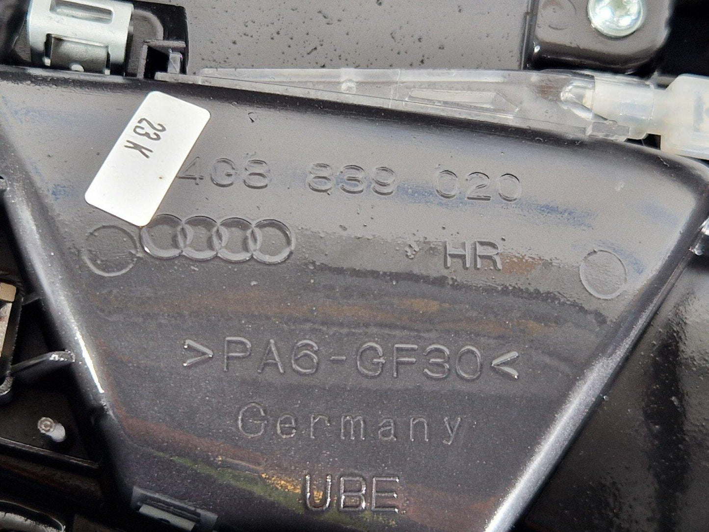 10-18 AUDI A7 4G S-LINE GENUINE REAR RIGHT DOOR CARD PANEL COVER 4G8867306