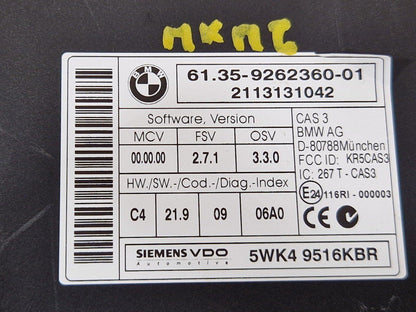 10-13 BMW X5 E70 LCI GENUINE IGNITION CONTROL MODULE 9262360