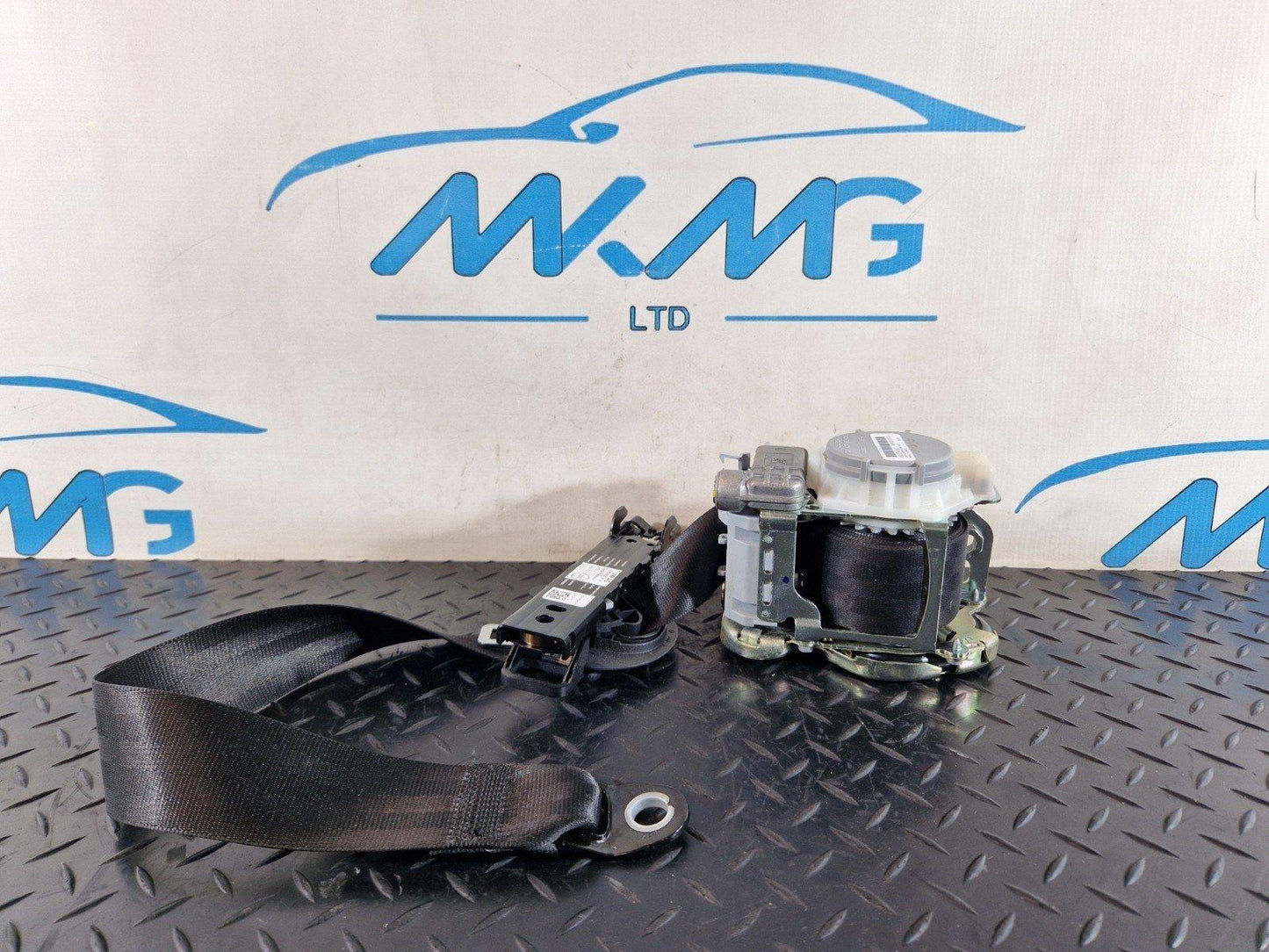 16-20 AUDI Q7 4M FRONT LEFT N/S SEAT BELT 3G0857737DE 4M0857705B