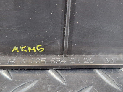 14-21 MERCEDES BENZ C300h W205 BOOT TRUNK LEFT COVER BRACKET TRIM A2056840126