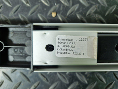 12-18 AUDI A6 C7 GENUINE LEFT N/S BOOT LUGGAGE COMPARTMENT MOUNT RAIL 4G9863555A