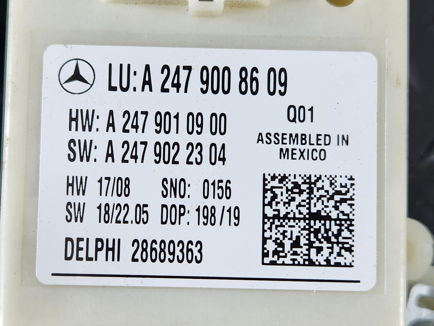 2019 Mercedes-Benz B200d B-Class W247 SUV Key a2479008609
