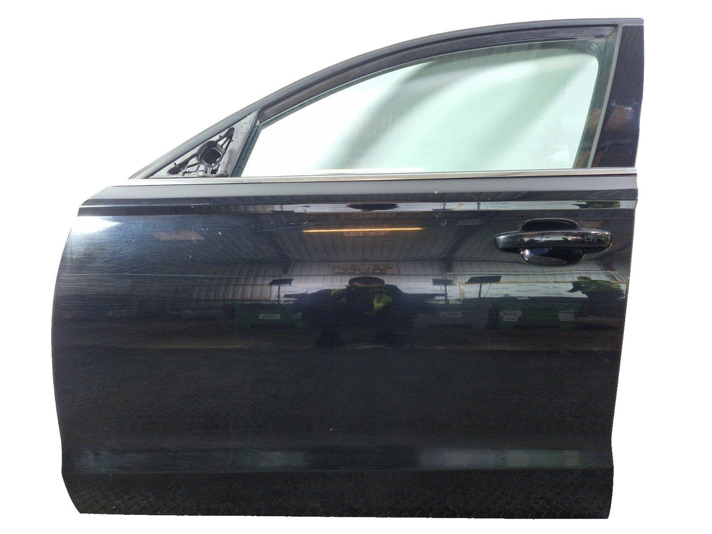12-18 AUDI A6 C7 GENUINE FRONT LEFT PASSENGER N/S COMPLETE DOOR IN BLACK LY9B