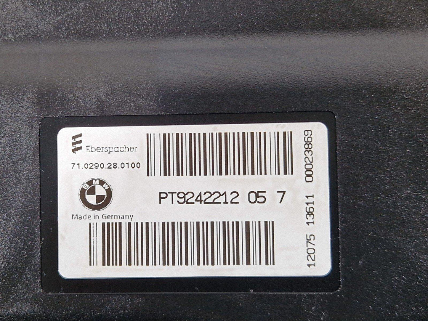 11-18 BMW 6 SERIES F06 REAR INTERIOR AIR DUCT 9242212