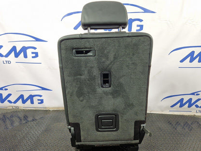 16-20 AUDI Q7 4M GENUINE REAR LEFT 2ND ROW BLACK LEATHER SEAT WITH HEADREST