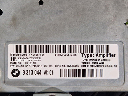 11-18 BMW 6 SERIES F06 AMPLIFIER HIFI SOUND SYSTEM CONTROL MODULE 9313044
