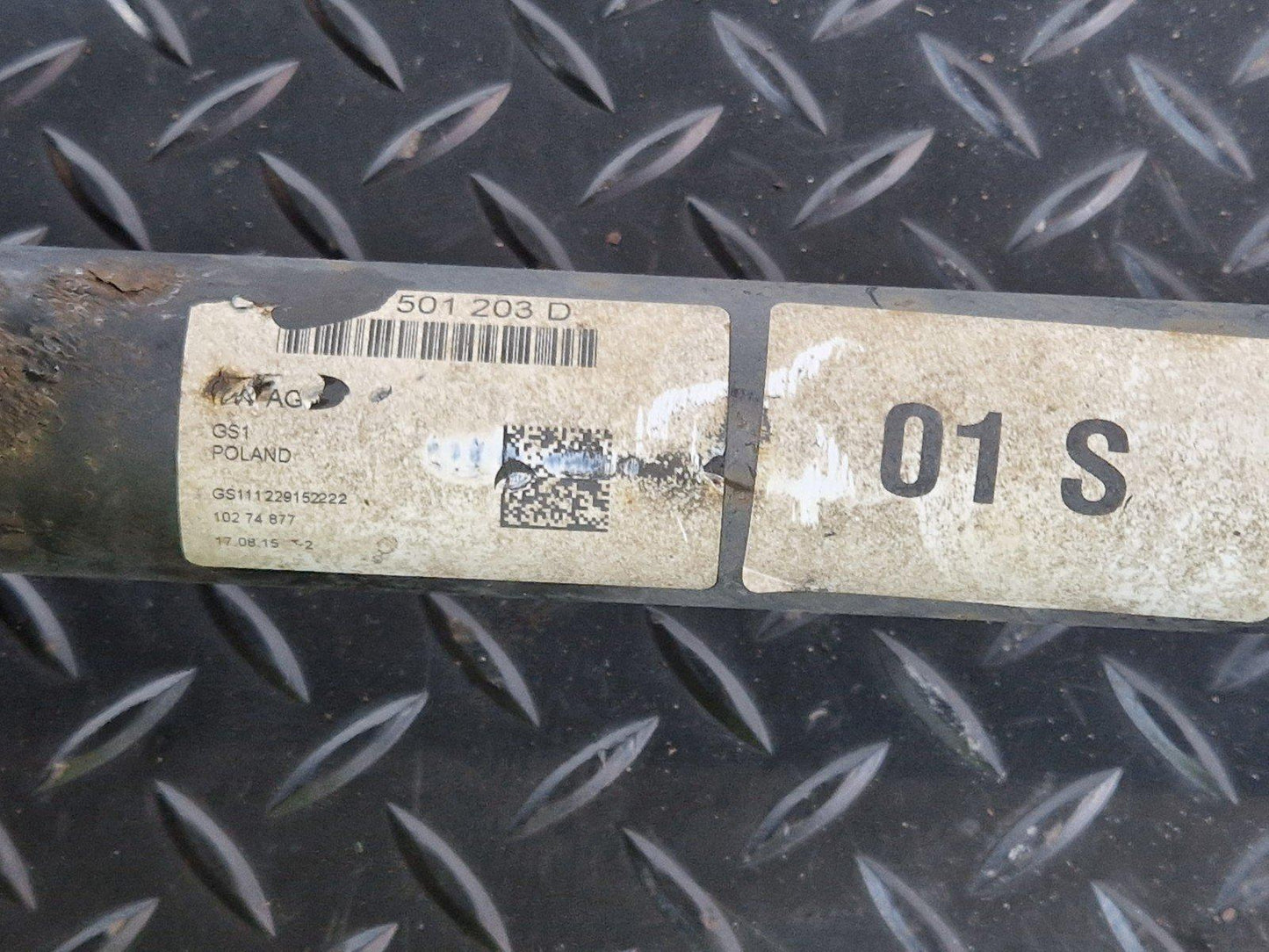 16-20 AUDI Q7 4M 3.0TDI V6 GENUINE REAR RIGHT OR LEFT SIDE DRIVESHAFT 4M0501203D
