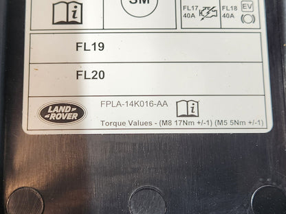 13-23 RANGE ROVER SPORT L494 FUSE RELAY BOX FPLA-14K016-AA
