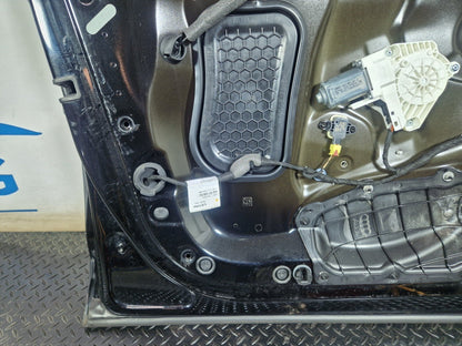 12-18 AUDI A6 C7 GENUINE FRONT LEFT N/S/F COMPLETE DOOR IN BRILLIANT BLACK LY9B