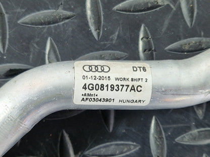 15-18 AUDI A7 4G GENUINE OEM ENGINE RADIATOR WATER COOLANT PIPE HOSE 4G0819377AC