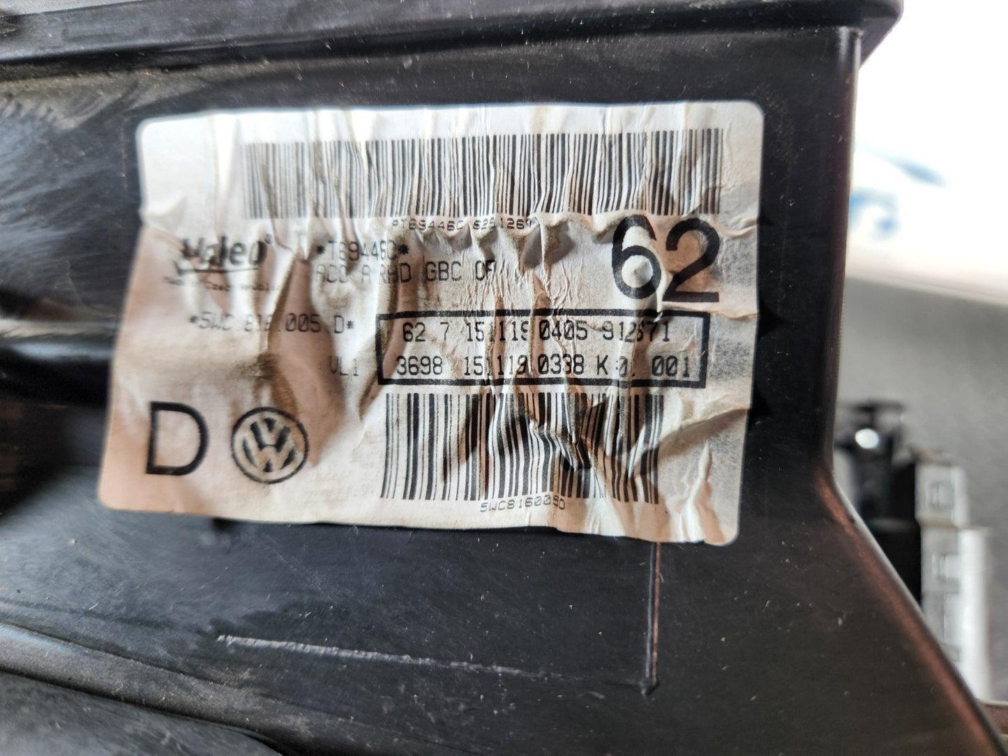 10-18 VW TOUAREG 7P GENUINE HEATER MATRIX BOX 5WC816005D
