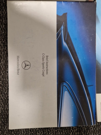 Mercedes-Benz C180 C-Class W203 (FL) Coupe Owners Handbook Manual Guide