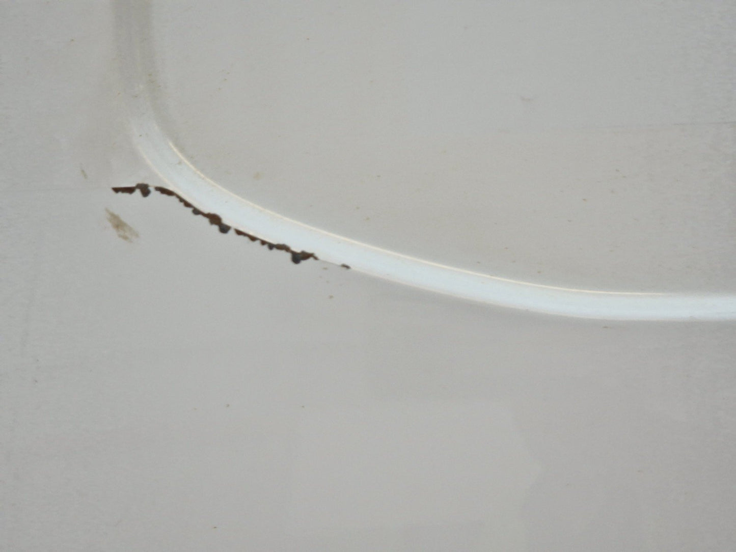 14-23 MERCEDES VITO W447 REAR LEFT N/S/R COMPLETE DOOR IN WHITE (DENTED)