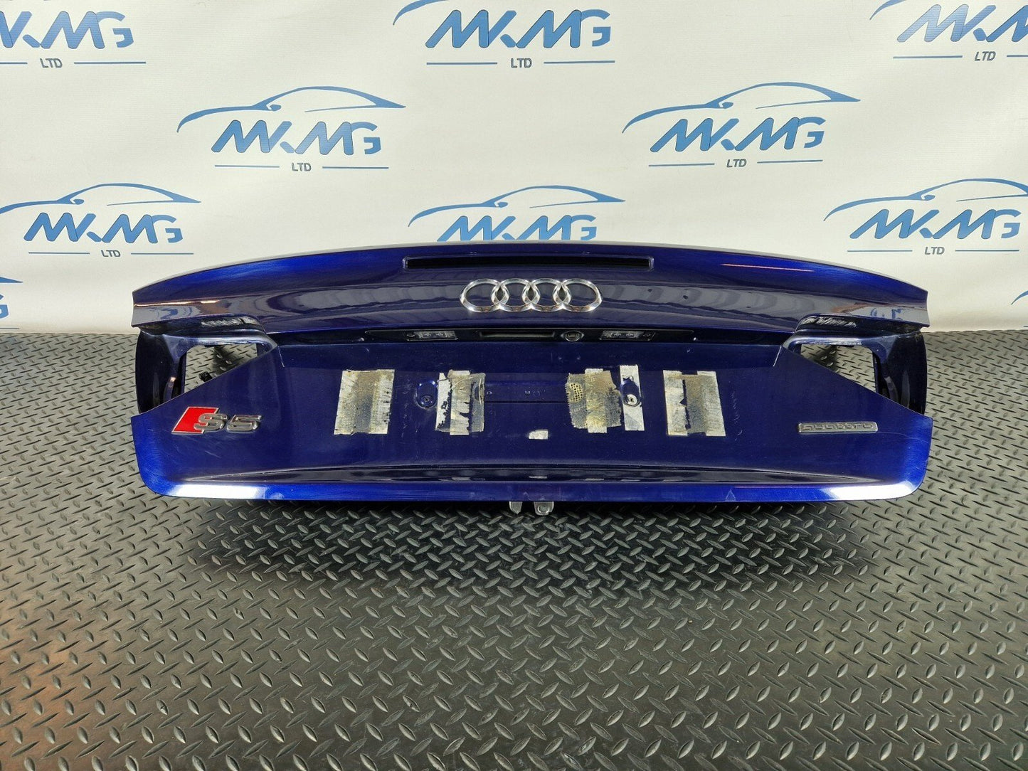 12-17 AUDI S5 CONVERTIBLE REAR TAILGATE BOOT LID IN BLUE LX5P 8F0827023D
