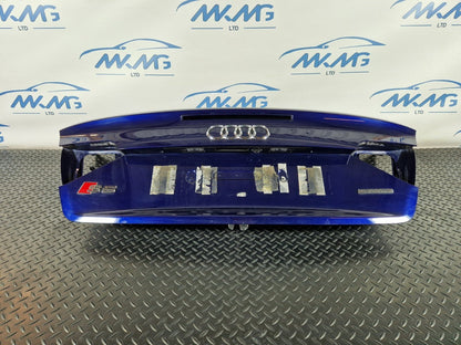12-17 AUDI S5 CONVERTIBLE REAR TAILGATE BOOT LID IN BLUE LX5P 8F0827023D