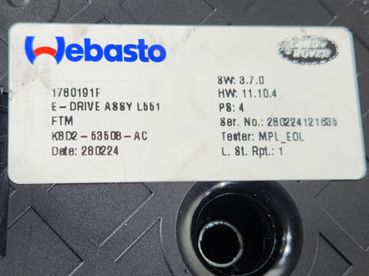 Land Rover Range Rover Evoque L551 SUV Key k8d253608ac