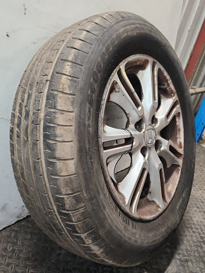 2010 Honda Insight MK2 (ZE2) 15" Alloy Wheel with Tyre 195/65/15 ~5mm