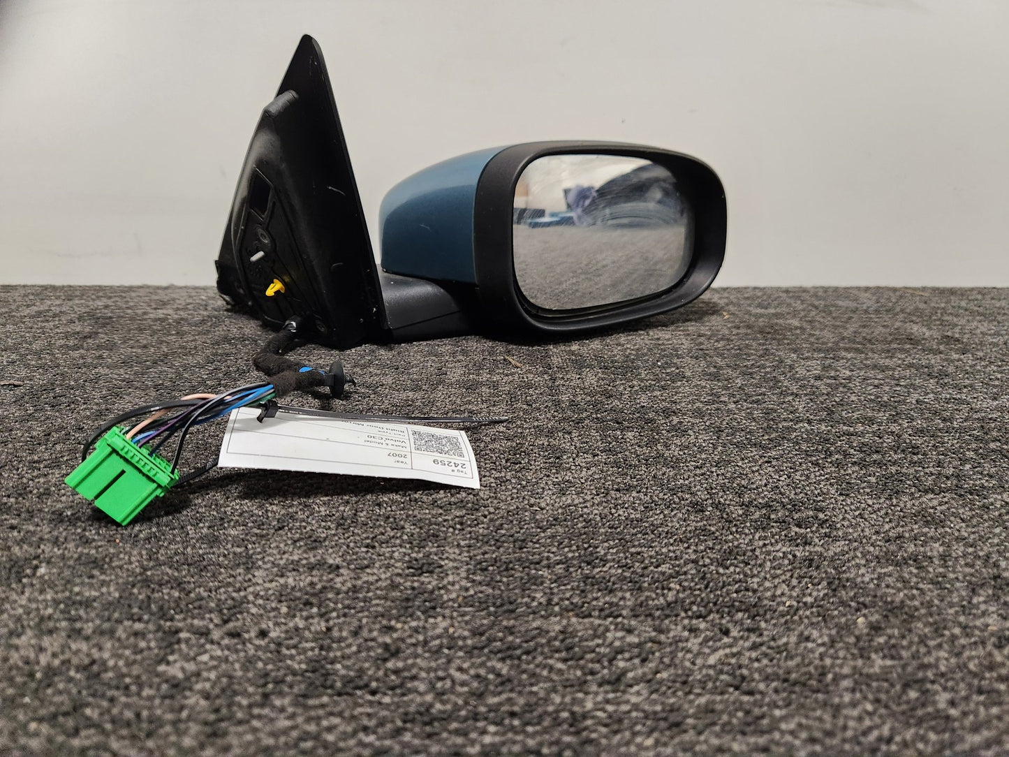 Volvo C30 MK1 (MK) Coupe Front Right O/S Driver Door Wing Mirror in Blue