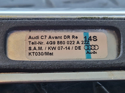 12-18 AUDI A6 C7 OEM AVANT RIGHT O/S DRIVER CHROME ROOF RAIL 4G9860022A