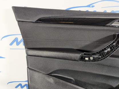 16-22 BMW X1 F48 FRONT PASSENGER SIDE DOOR CARD PANEL IN BLACK