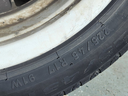 Mercedes C-Class W203 (FL) 17" Alloy Wheel with Tyre 225/45/17 ~6mm A2034011802