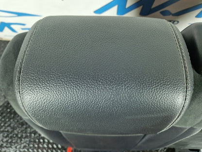 11-19 MERCEDES BENZ ML W166 REAR SEAT BACKREST LEFT SIDE HALF LEATHER IN BLACK