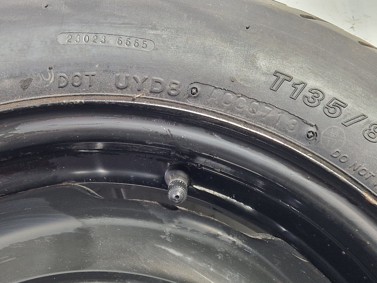 Toyota Prius MK3 (ZVW30) Hatchback 16" Spare Wheel with Tyre 135/80/16 ~4mm
