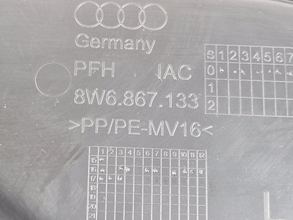 16-23 AUDI S5 COUPE FRONT LEFT PASSENGER SIDE DOOR CARD 8W6867133