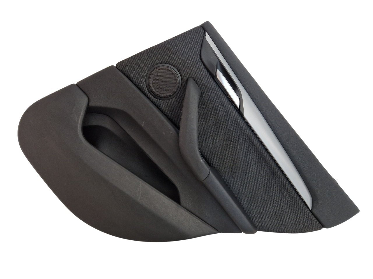16-22 BMW X1 F48 REAR RIGHT SIDE DOOR CARD PANEL IN BLACK