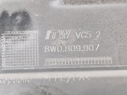 16-19 AUDI A4 B9 AVANT GENUINE FUEL DOOR IN BLACK 8W0809907