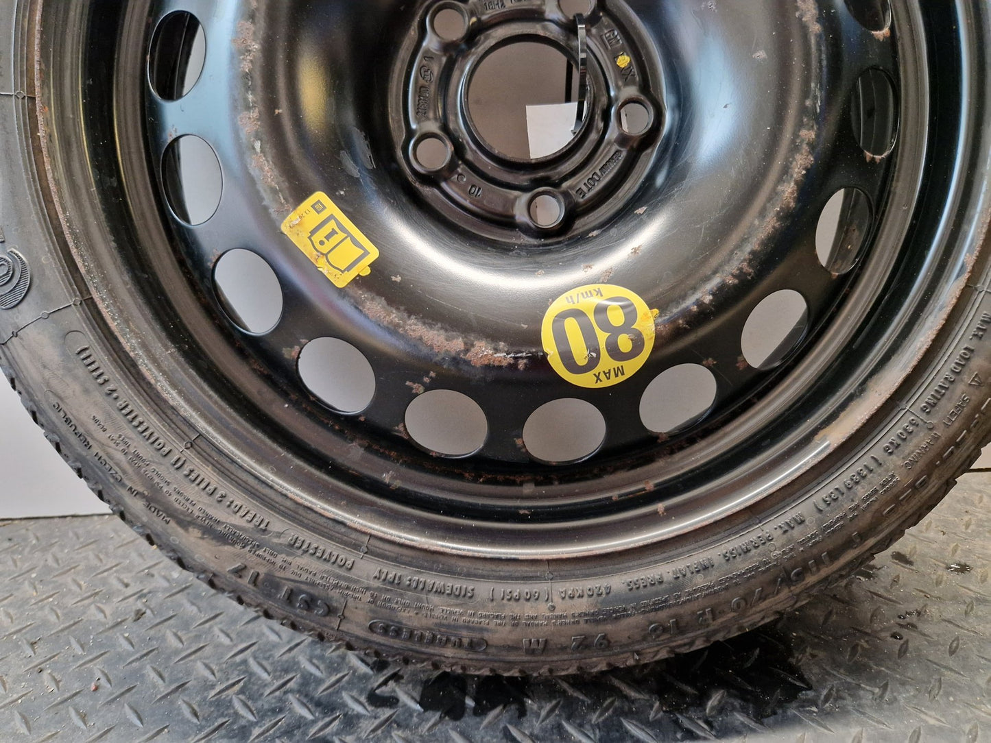 Vauxhall Astra MK6 (J) (A3400) Hatchback 16" Spare Wheel with Tyre 115/70/16