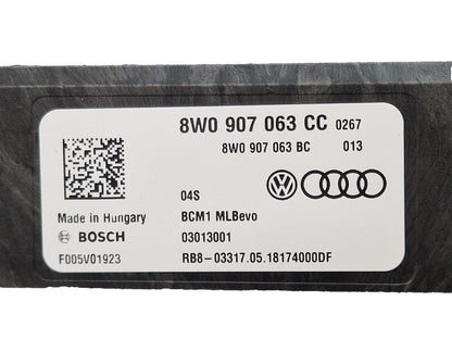 Audi Unknown Part Type 8W0907063CC