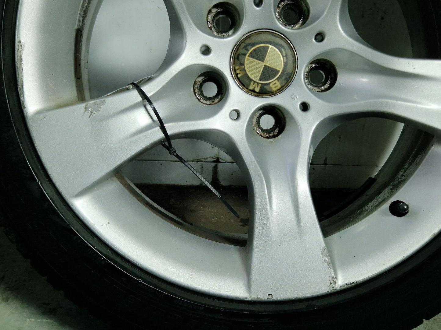BMW 320d E90 17" Alloy Wheel with Tyre 225/45/17 ~4mm 6791479