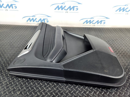 11-19 MERCEDES BENZ ML W166 GENUINE REAR RIGHT O/S/R BLACK LEATHER DOOR CARD