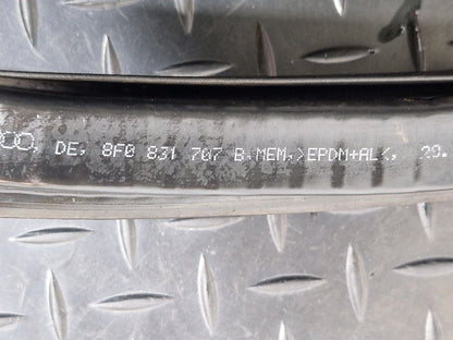 12-17 AUDI S5 CONVERTIBLE FRONT LOWER DOOR RUBBER SEAL 8F0831707