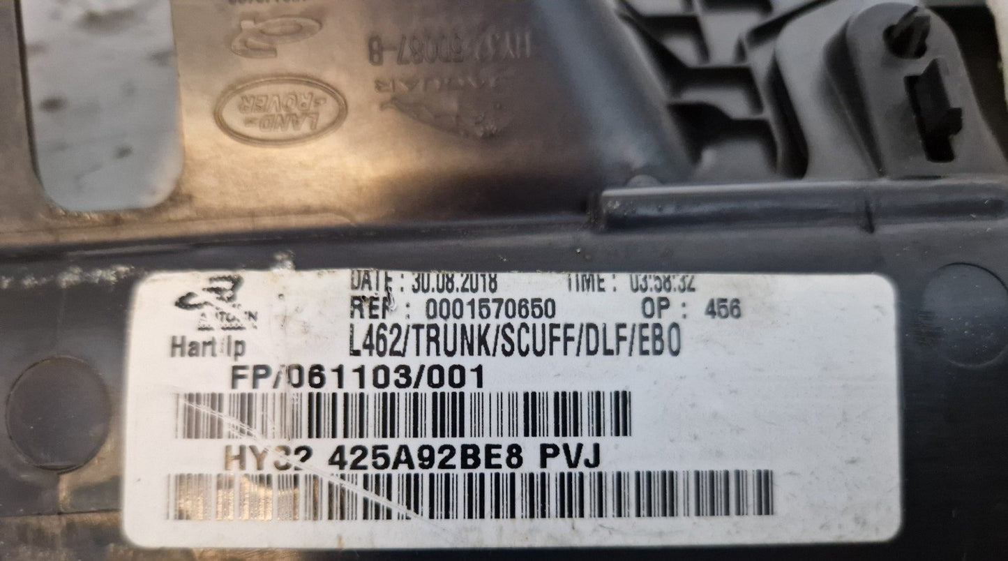 17-ON LAND ROVER DISCOVERY REAR TRUNK BOOT HATCH SILL COVER TRIM HY32425A92BE8
