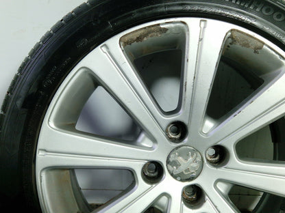 Peugeot 308 MK1 (T7) 17" Alloy Wheel with Tyre 225/45/17 ~5mm 9673707777