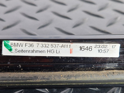 BMW 420d F36 Genuine Left N/S Passenger Window Roof Rail Finisher 7332537
