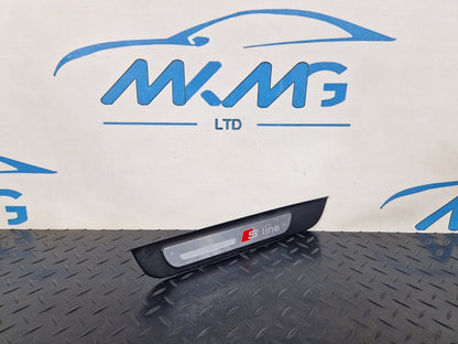 10-18 AUDI A7 4G S-LINE GENUINE OEM REAR LEFT DOOR SILL TRIM 4G8853375