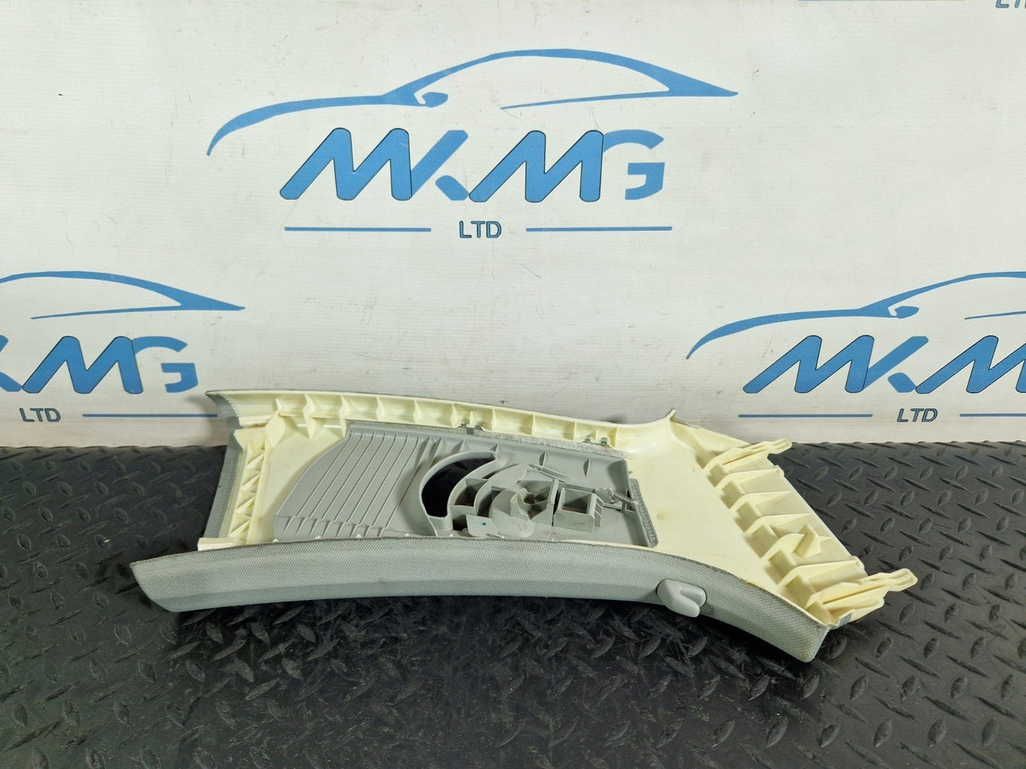 12-18 AUDI A6 C7 PASSENGER LEFT SIDE B PILLAR UPPER TRIM BELT PANEL 4G0867243