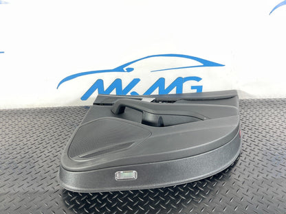 16-19 AUDI A4 B9 GENUINE SALOON REAR RIGHT DRIVER SIDE BLACK LEATHER DOOR CARD