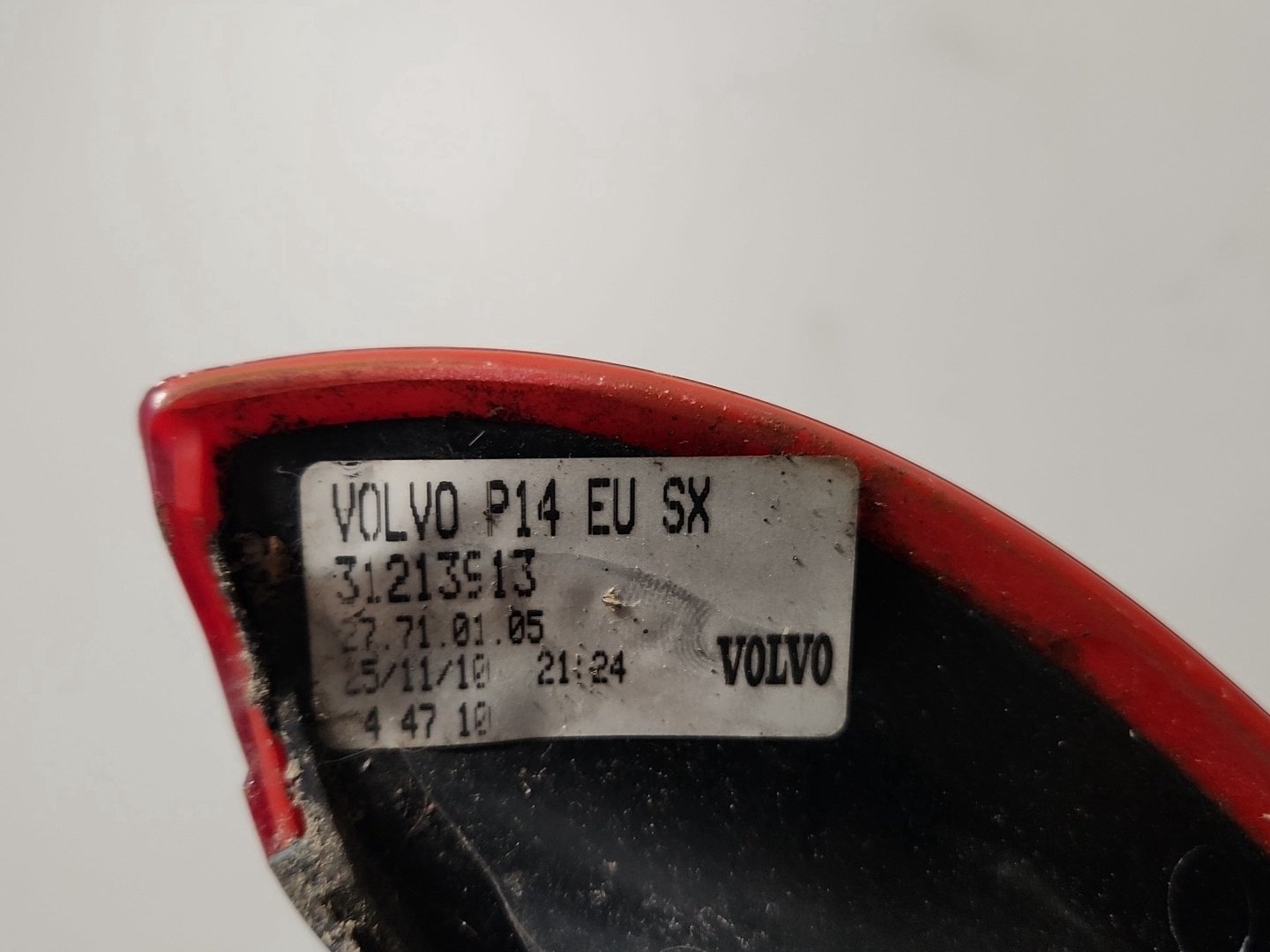 2011 Volvo C30 MK1 FL (MK) (533) Genuine Rear Left N/S Tail Light 31213913