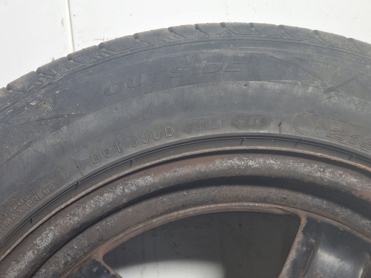 16" Steel Wheel with Roadstone Tyre ~6mm 215/55/16