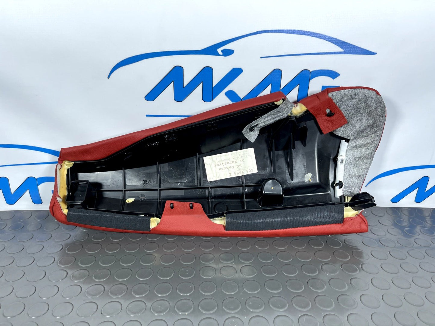 2010 BMW 3-SERIES E92 LCI REAR LEFT NSR SEAT BOLSTER IN RED LEATHER 7119815