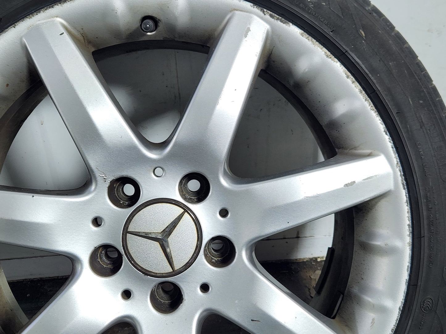 Mercedes C-Class W203 (FL) 17" Alloy Wheel with Tyre 225/45/17 ~3mm A2034011802
