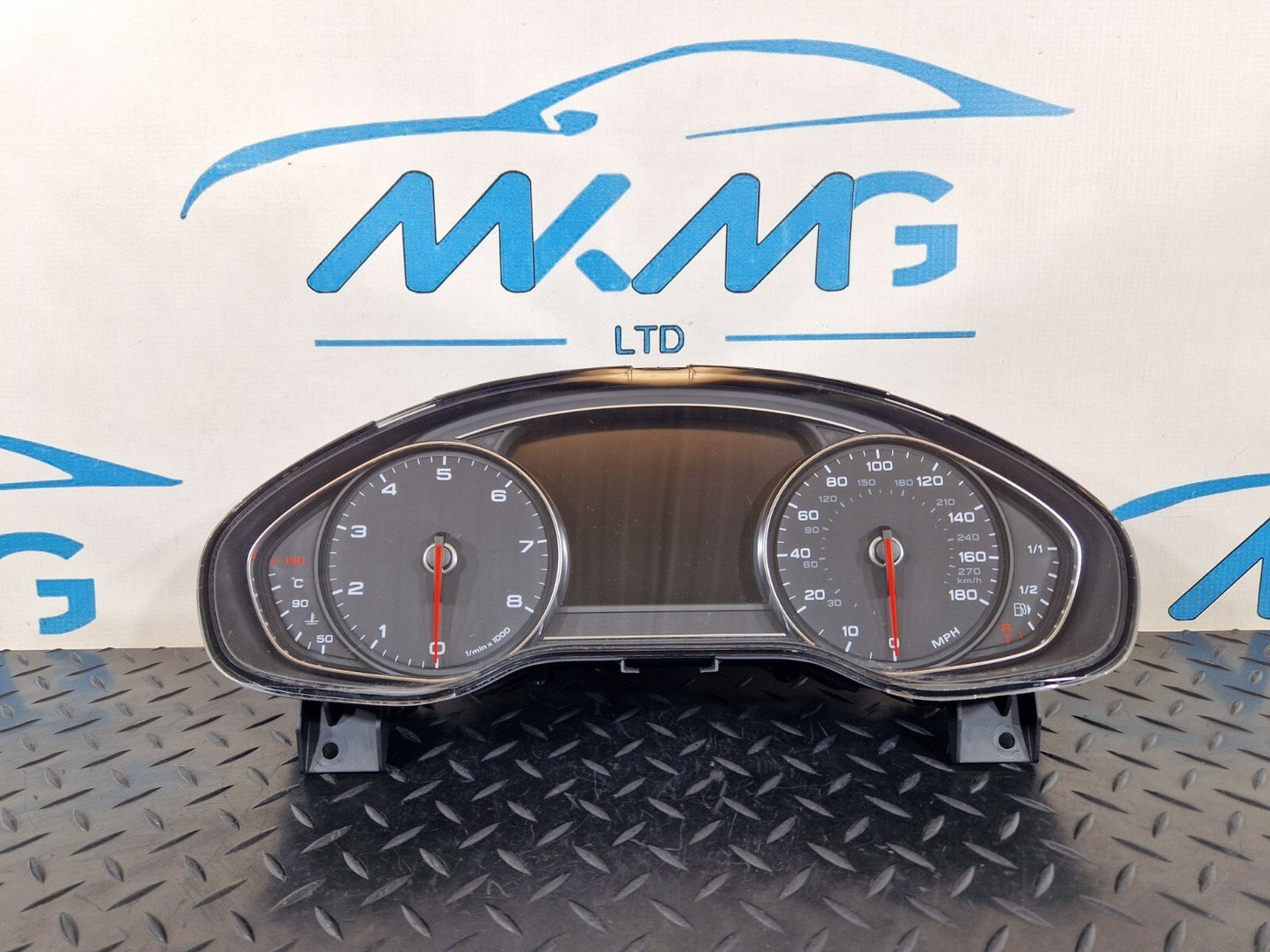 10-17 AUDI A8 4H INSTRUMENT CLUSTER SPEEDOMETER 4H0920910C