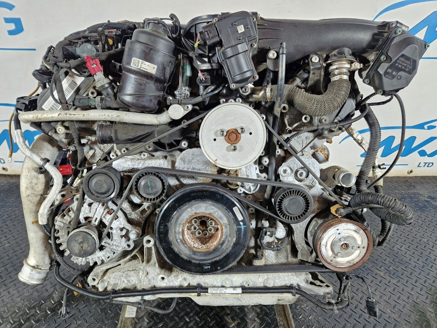 12-18 AUDI A6 C7 3.0TDI V6 CTCC GENUINE COMPLETE DIESEL ENGINE (PLUG&PLAY)